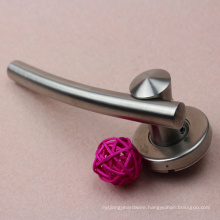 Hot sale Solid type stainless steel material design door lever handle in China